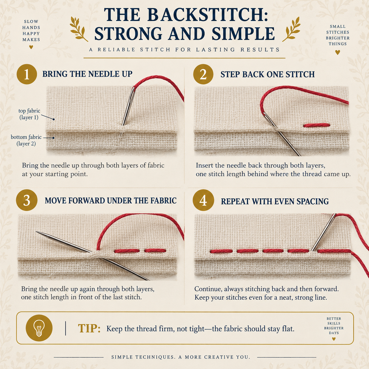 Sewing by Hand, Made Simple